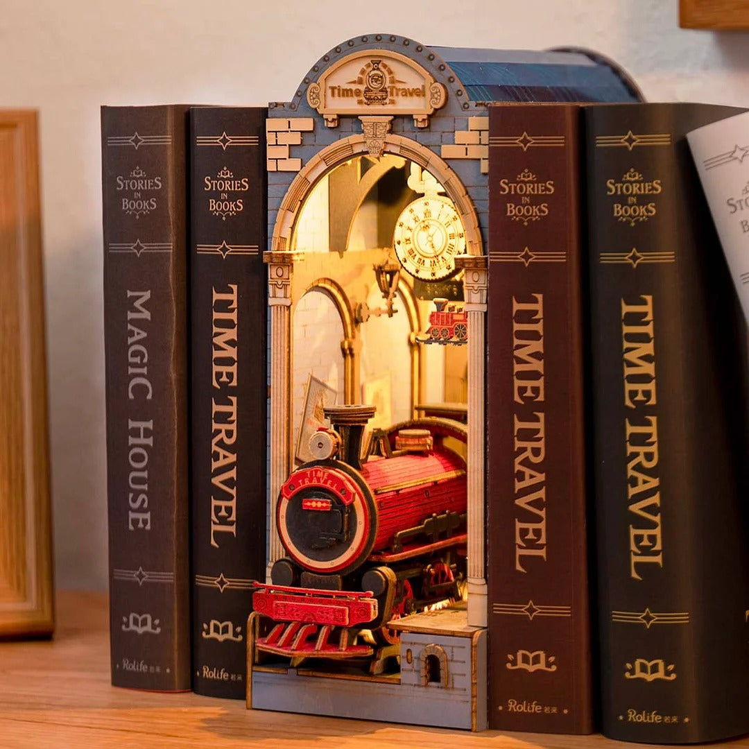 Rolife Time Travel DIY Book Nook Shelf Insert Kit