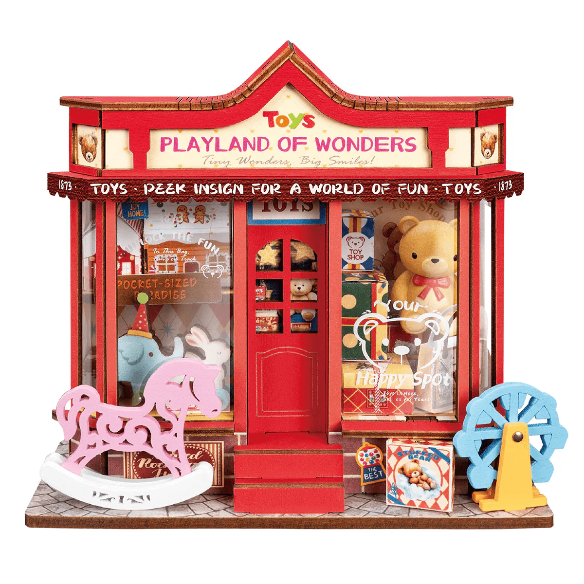 Rolife Whimsy Toy Shop DIY Miniature House Kit