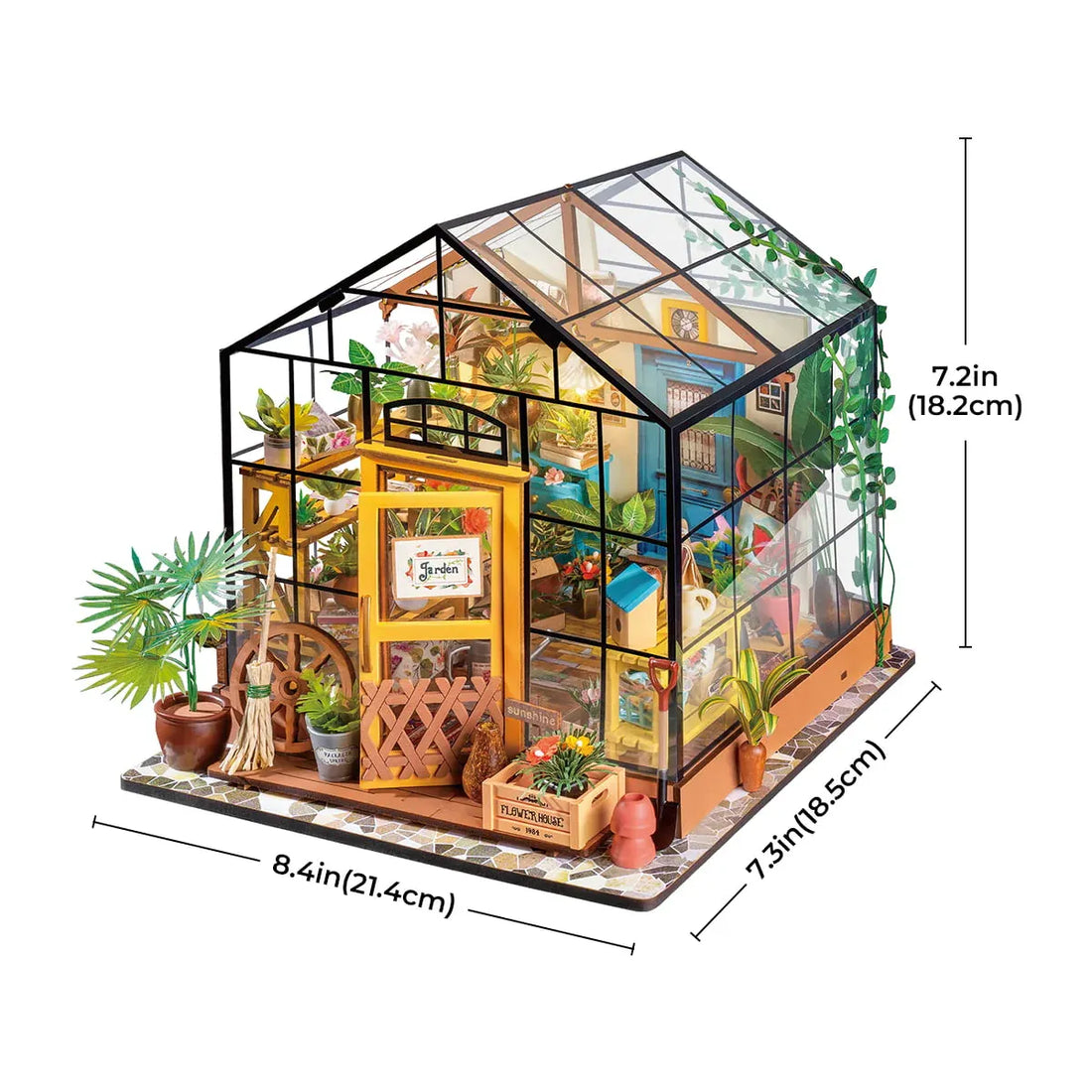 Rolife Cathy's Flower House DIY Miniature House Kit - DG104, image 6