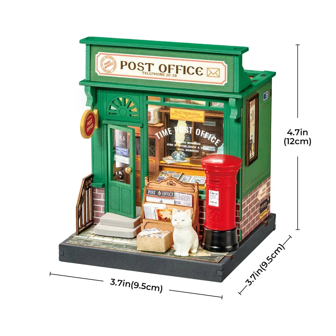 Rolife Century Post Office DIY Miniature House Kit - DS037, image 4