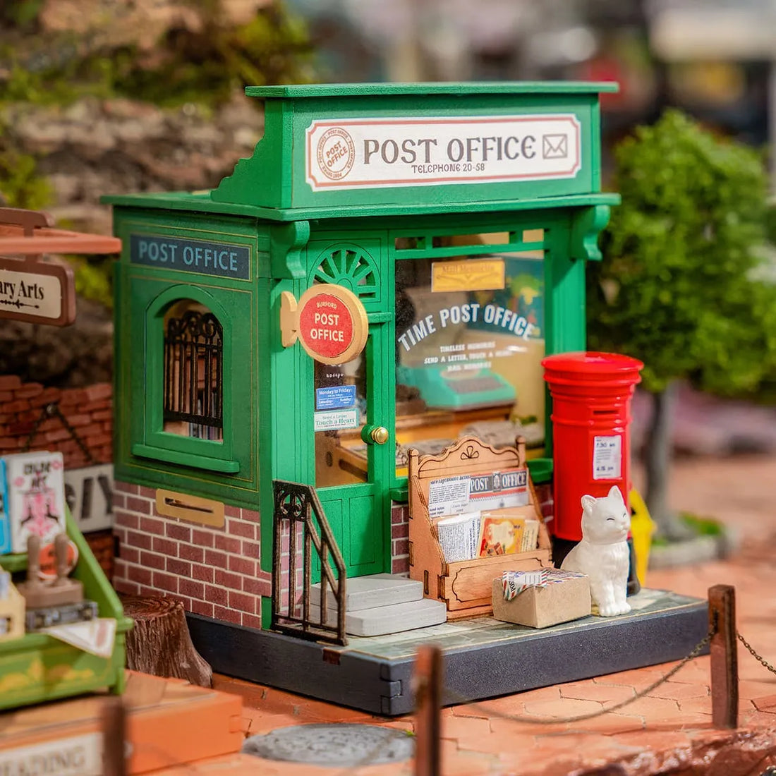 Rolife Century Post Office DIY Miniature House Kit - DS037, image 3