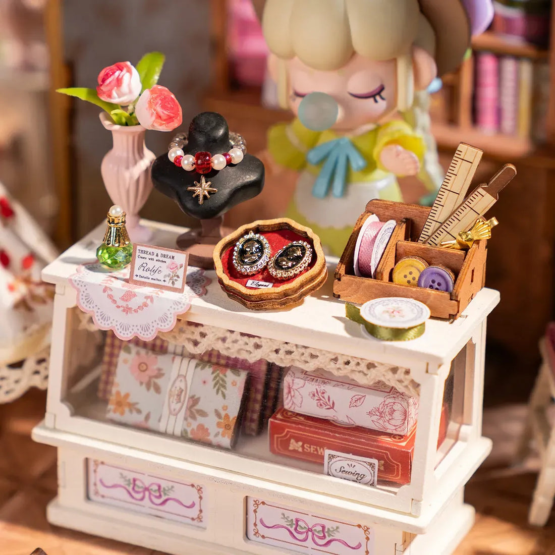 Rolife Elsa's Tailoring DIY Miniature House Kit - DG178, image 4