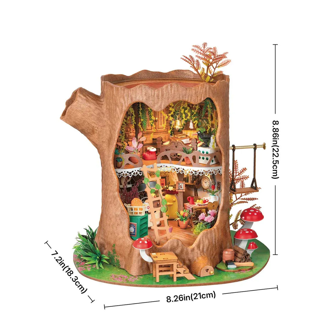 Rolife Fairytale Tree House DIY Miniature House Kit - DG179, image 8