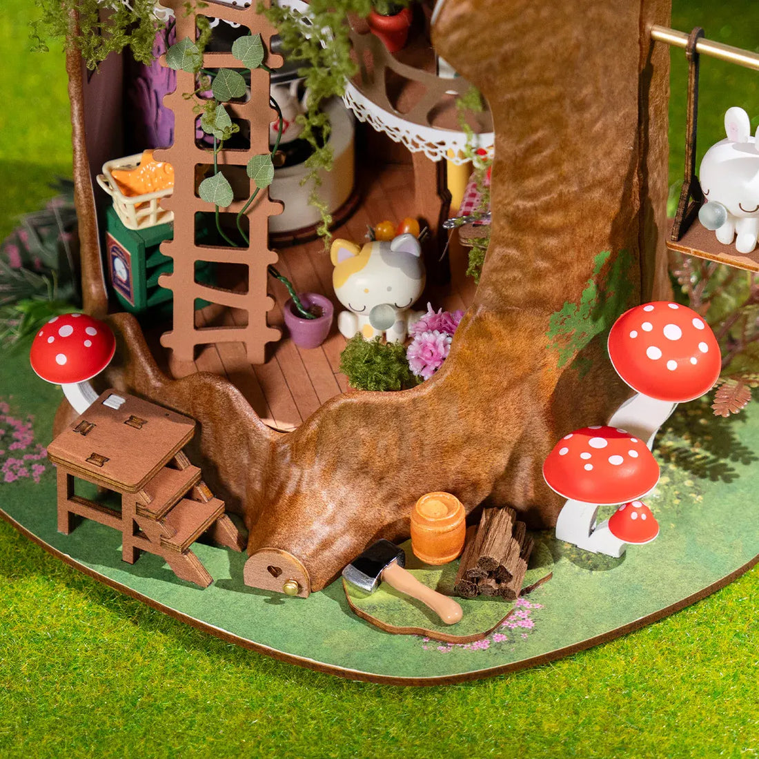 Rolife Fairytale Tree House DIY Miniature House Kit - DG179, image 4