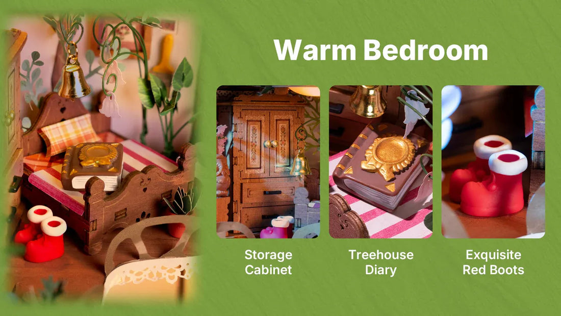 Rolife Fairytale Tree House DIY Miniature House Kit - DG179, image 6