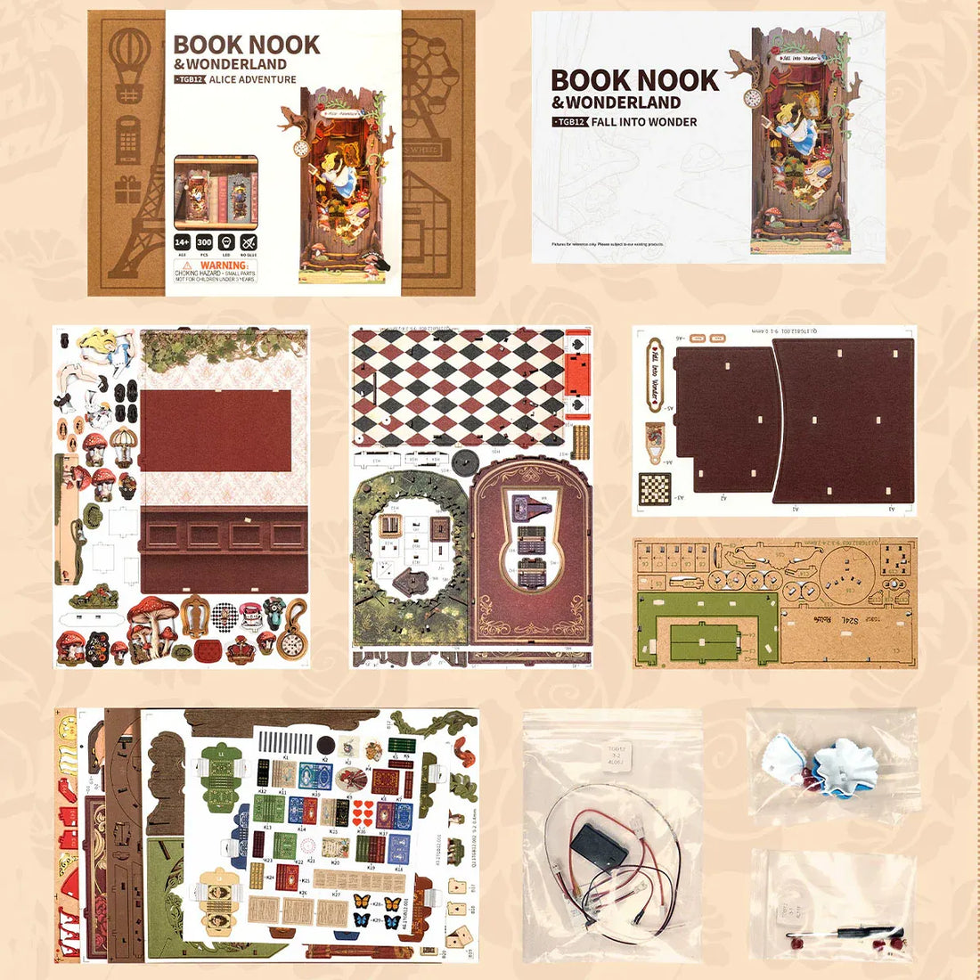 Rolife Fall into Wonder DIY Book Nook Kit - TGB12, image 8