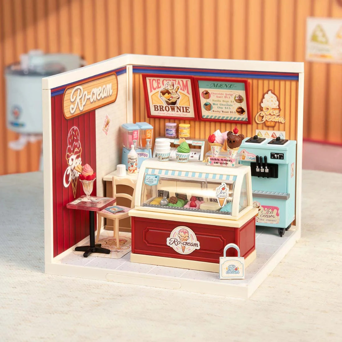 Rolife Flavorful Ice Cream DIY Miniature House Kit, image 3