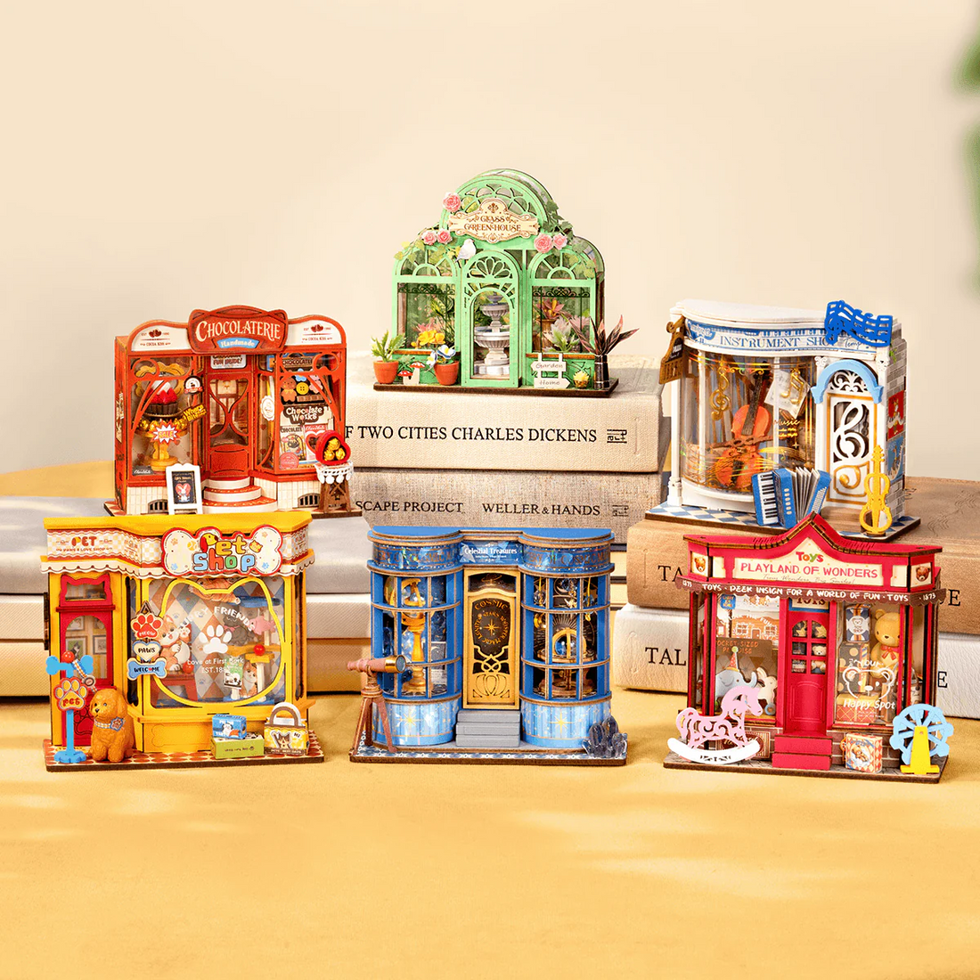 Rolife Whimsy Toy Shop DIY Miniature House Kit, image 8
