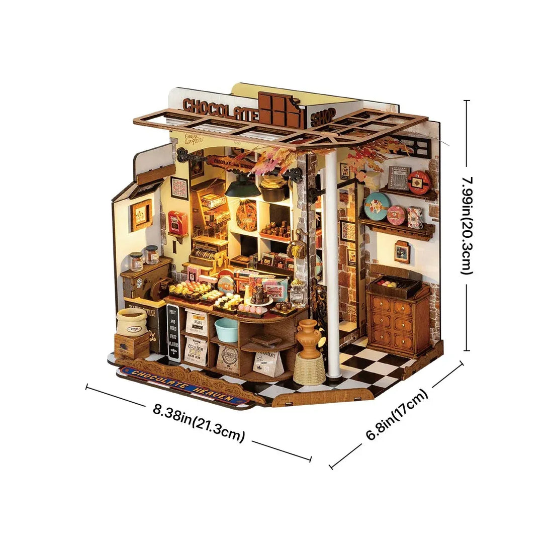 Rolife Henry's Chocolate DIY Miniature House Kit - DG174, image 7