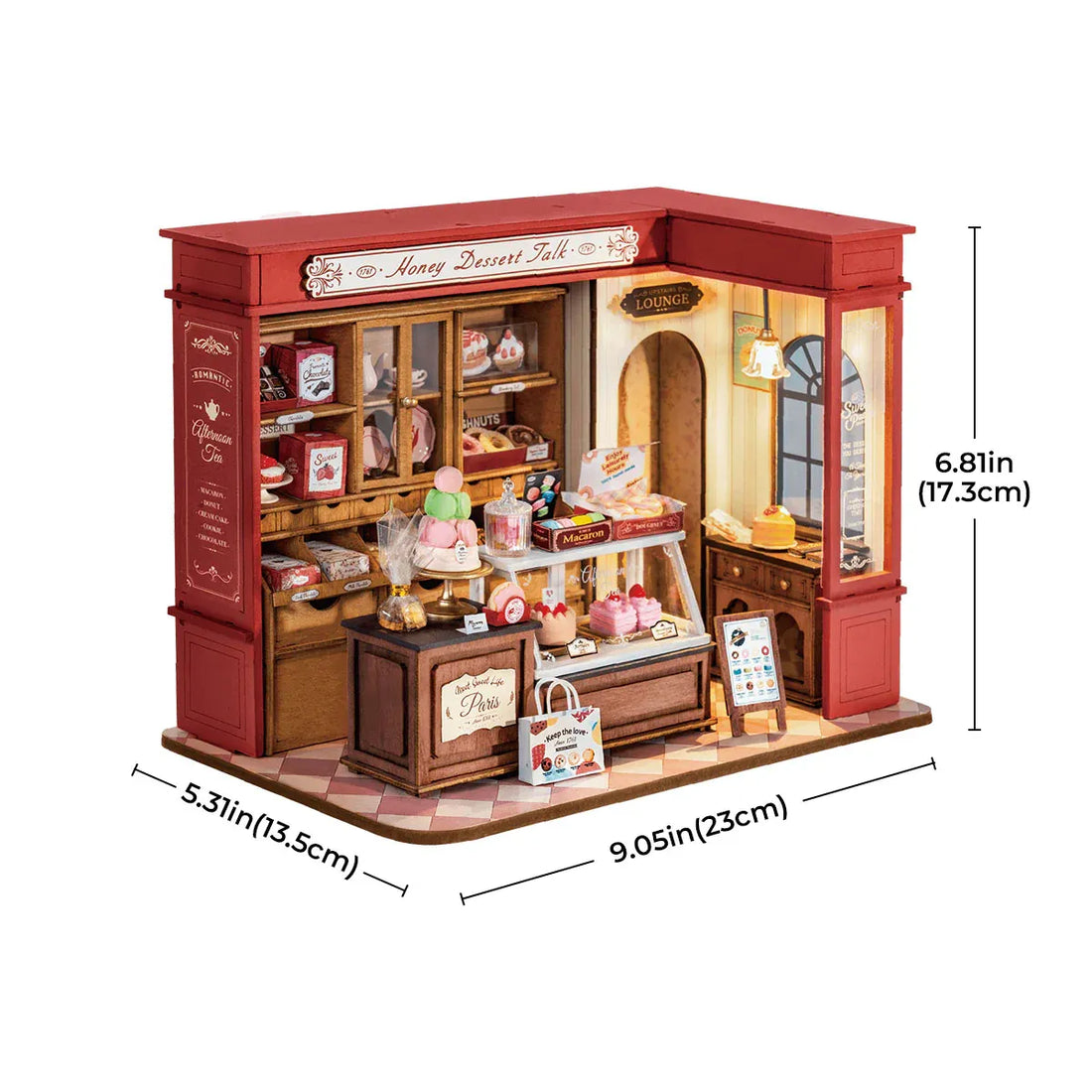 Rolife Honey Dessert Talk DIY Miniature House Kit - DG168, image 6