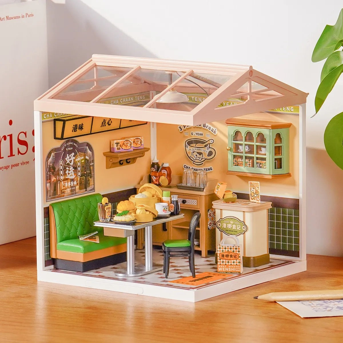 Rolife Hong Kong Bites Cafe DIY Miniature House Kit