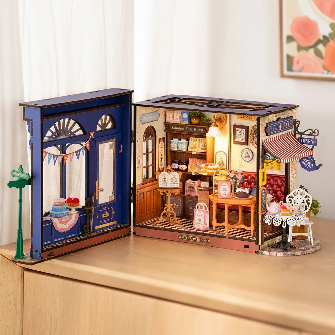 Rolife Leisure Time Tea Room DIY Miniature House Kit - DG171, image 3