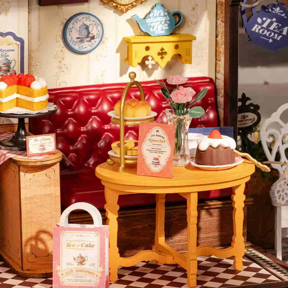 Rolife Leisure Time Tea Room DIY Miniature House Kit - DG171, image 5