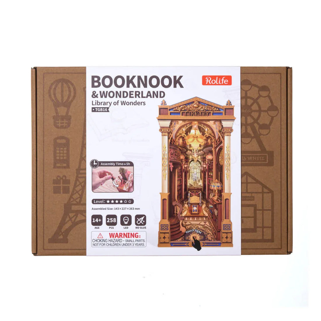 Rolife Library of Wonders DIY Book Nook Kit - TGB16, image 7