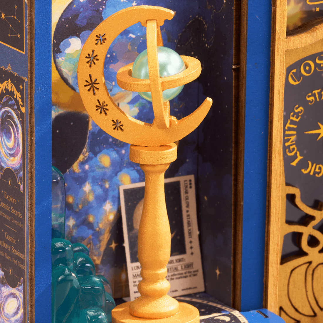 Rolife Magic Astronomy Shop DIY Miniature House Kit, image 4