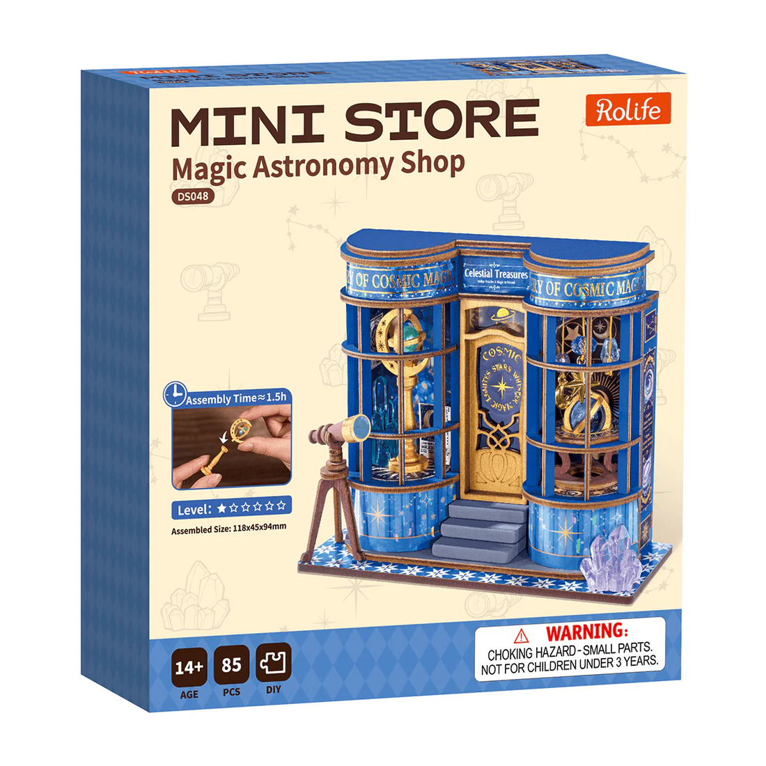Rolife Magic Astronomy Shop DIY Miniature House Kit, image 7
