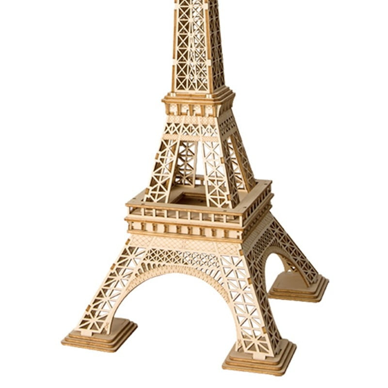 Rolife Modern Eiffel Tower 3D Wooden Puzzle, image 4