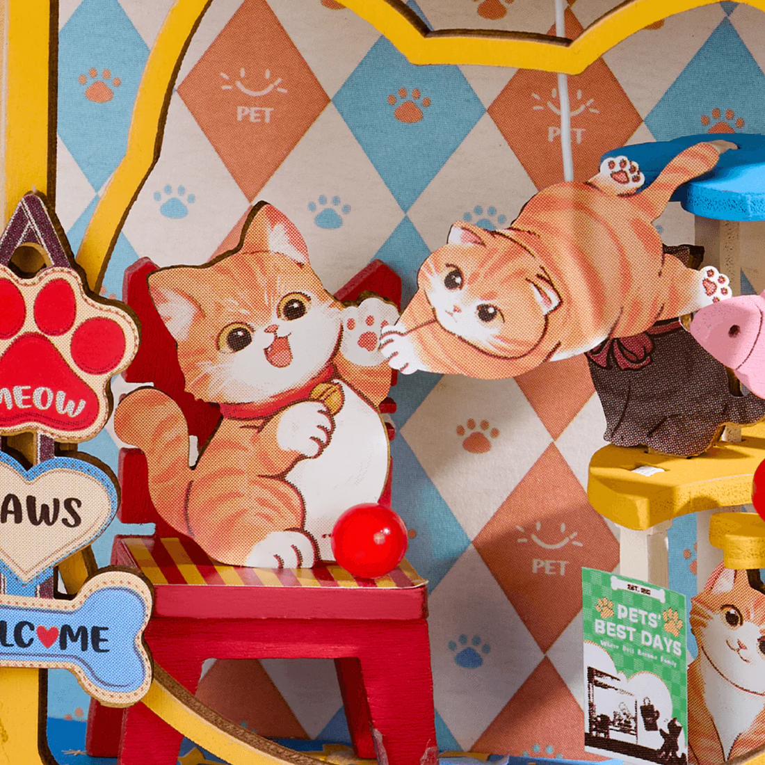 Rolife Pawfect Pet Shop DIY Miniature House Kit, image 5
