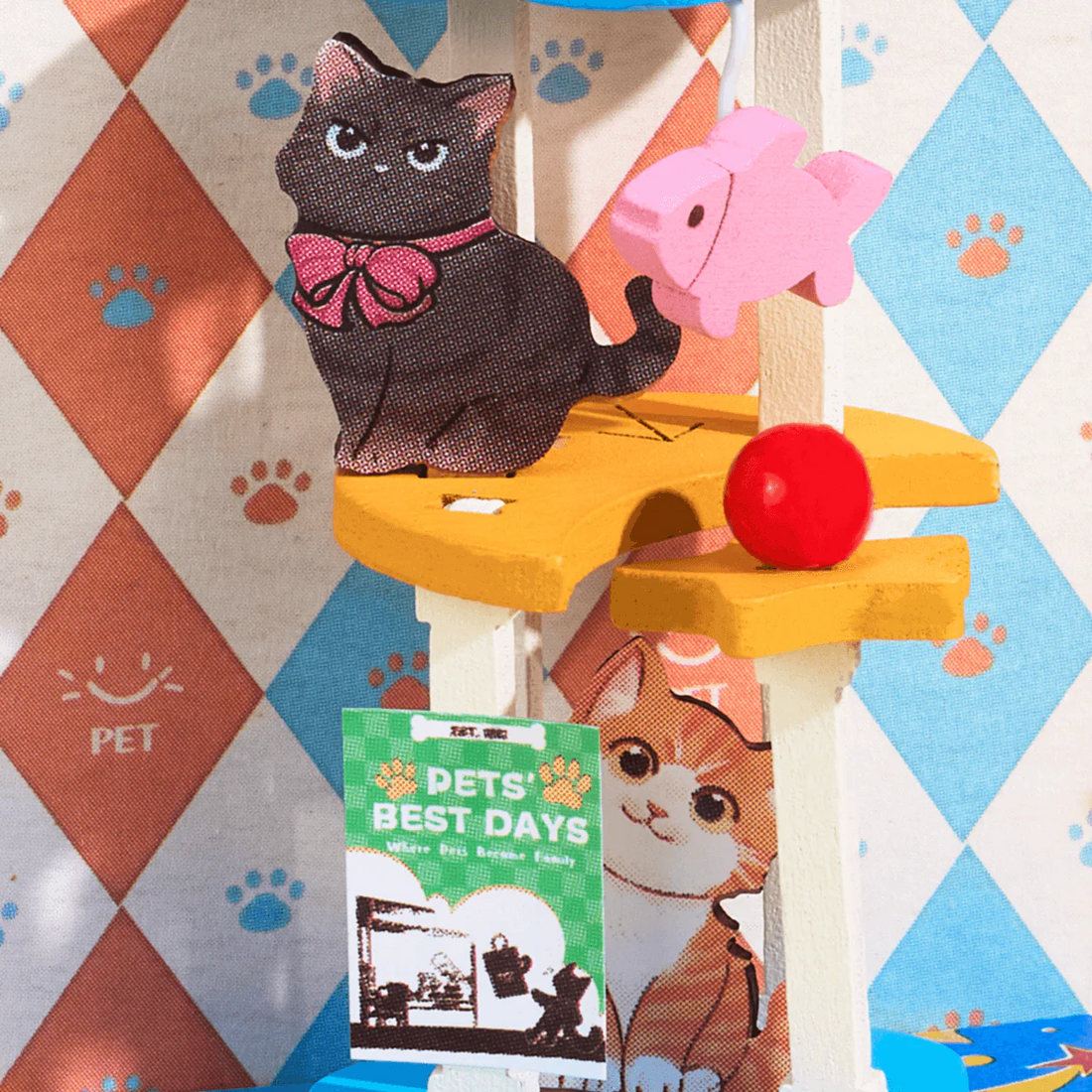 Rolife Pawfect Pet Shop DIY Miniature House Kit, image 4