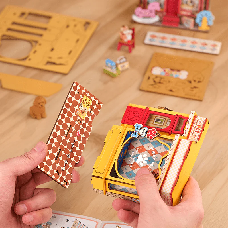 Rolife Pawfect Pet Shop DIY Miniature House Kit, image 6