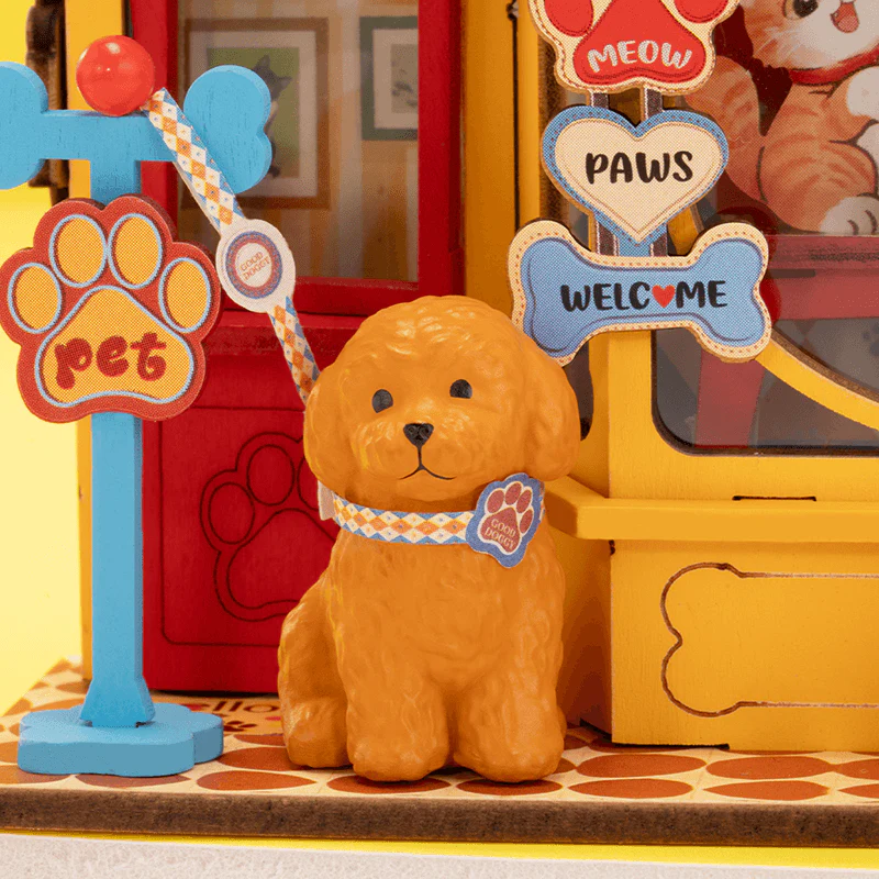 Rolife Pawfect Pet Shop DIY Miniature House Kit, image 3