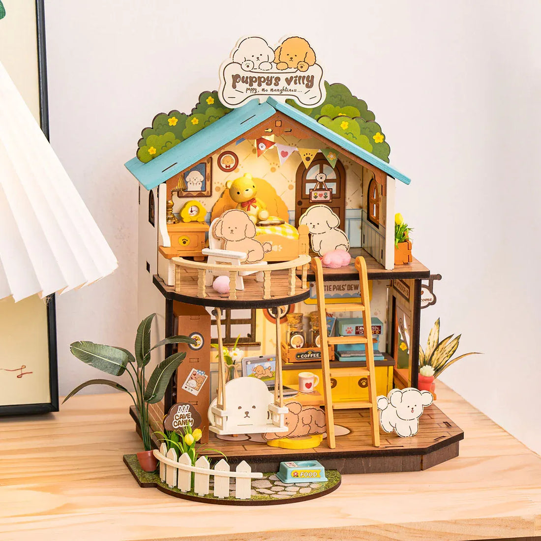 Rolife Puppy's Cozy Villa DIY Miniature House Kit - DG169, image 3