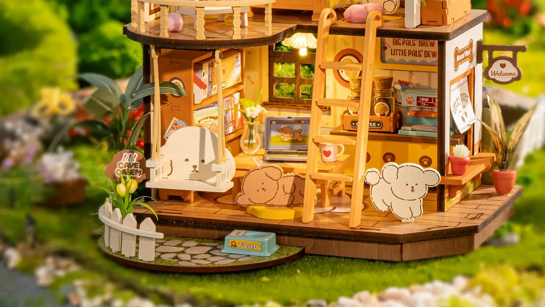 Rolife Puppy's Cozy Villa DIY Miniature House Kit - DG169, image 6