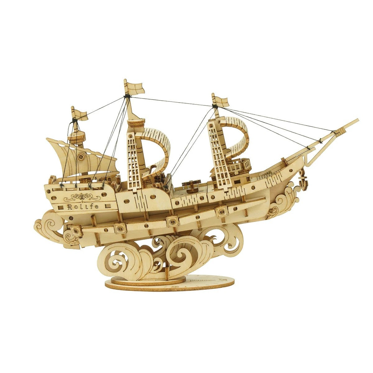 Rolife Sailing Ship 3D Wooden Puzzle