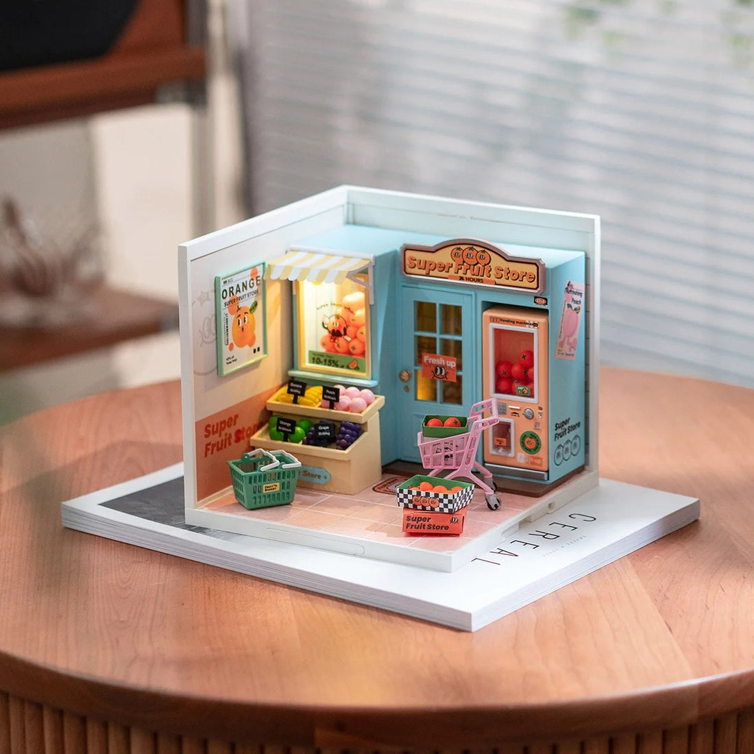Rolife Super Fruit Store DIY Miniature House Kit, image 3
