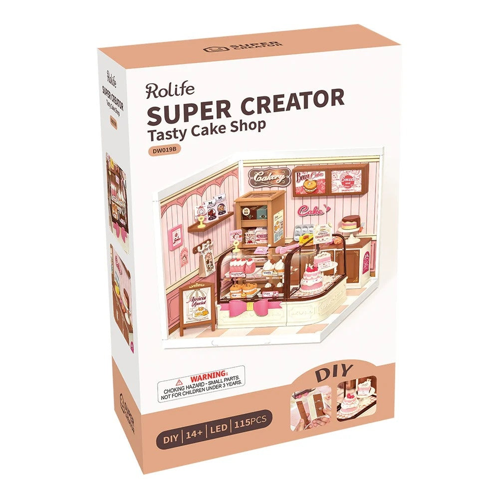 Rolife Tasty Cake Shop DIY Miniature House Kit, image 7