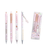 RosyPosy Chocolate-Shaped Gel Pen Set 4 Pack 0.5mm Fine Tip