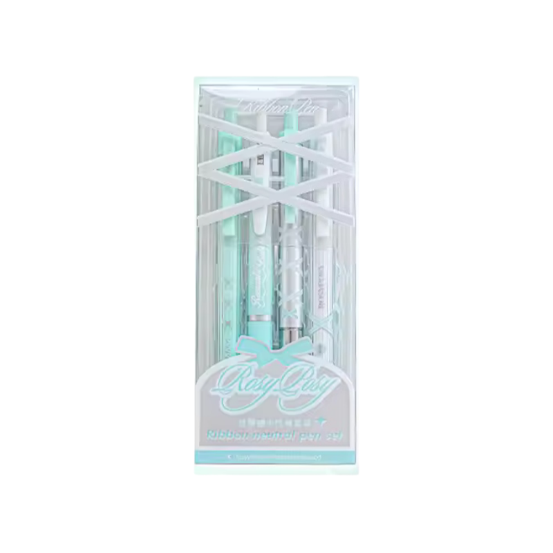 RosyPosy Ballet Ribbon Gel Pen Set 4pcs - 0.38/0.5mm, image 6