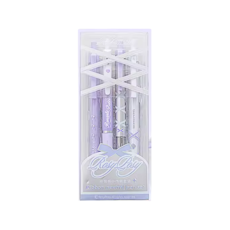 RosyPosy Ballet Ribbon Gel Pen Set 4pcs - 0.38/0.5mm, image 7