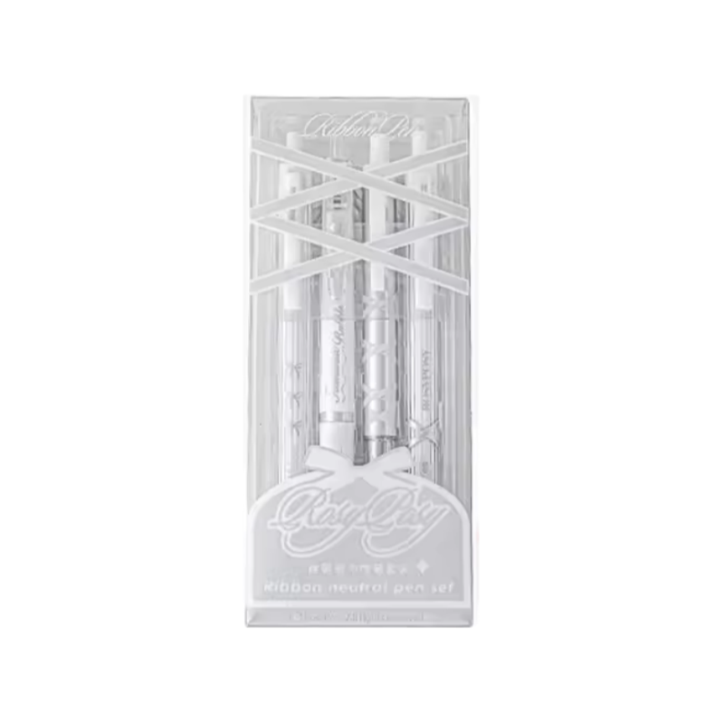 RosyPosy Ballet Ribbon Gel Pen Set 4pcs - 0.38/0.5mm, image 5