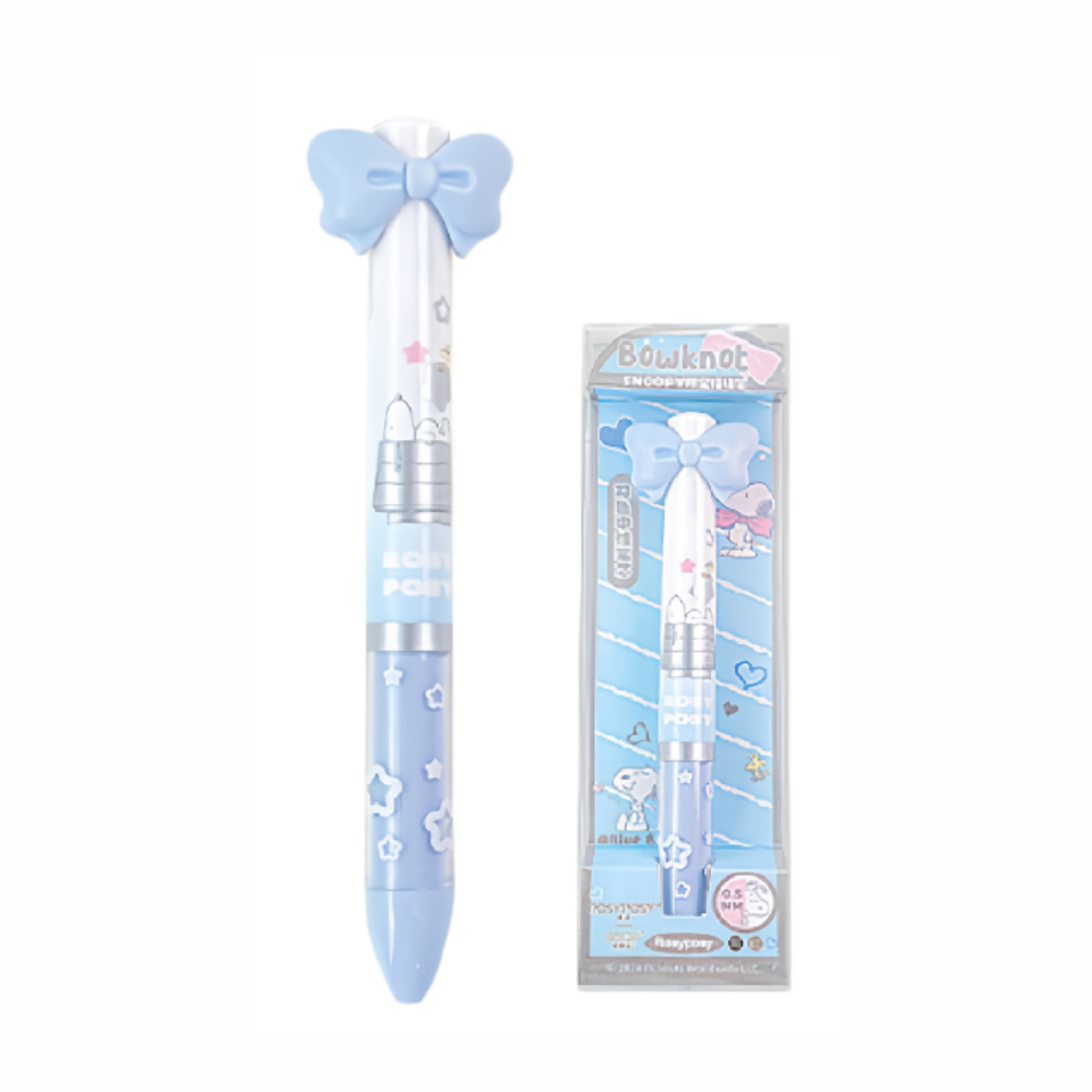 RosyPosy Snoopy Bowknot Gel Pen (Black/Red)