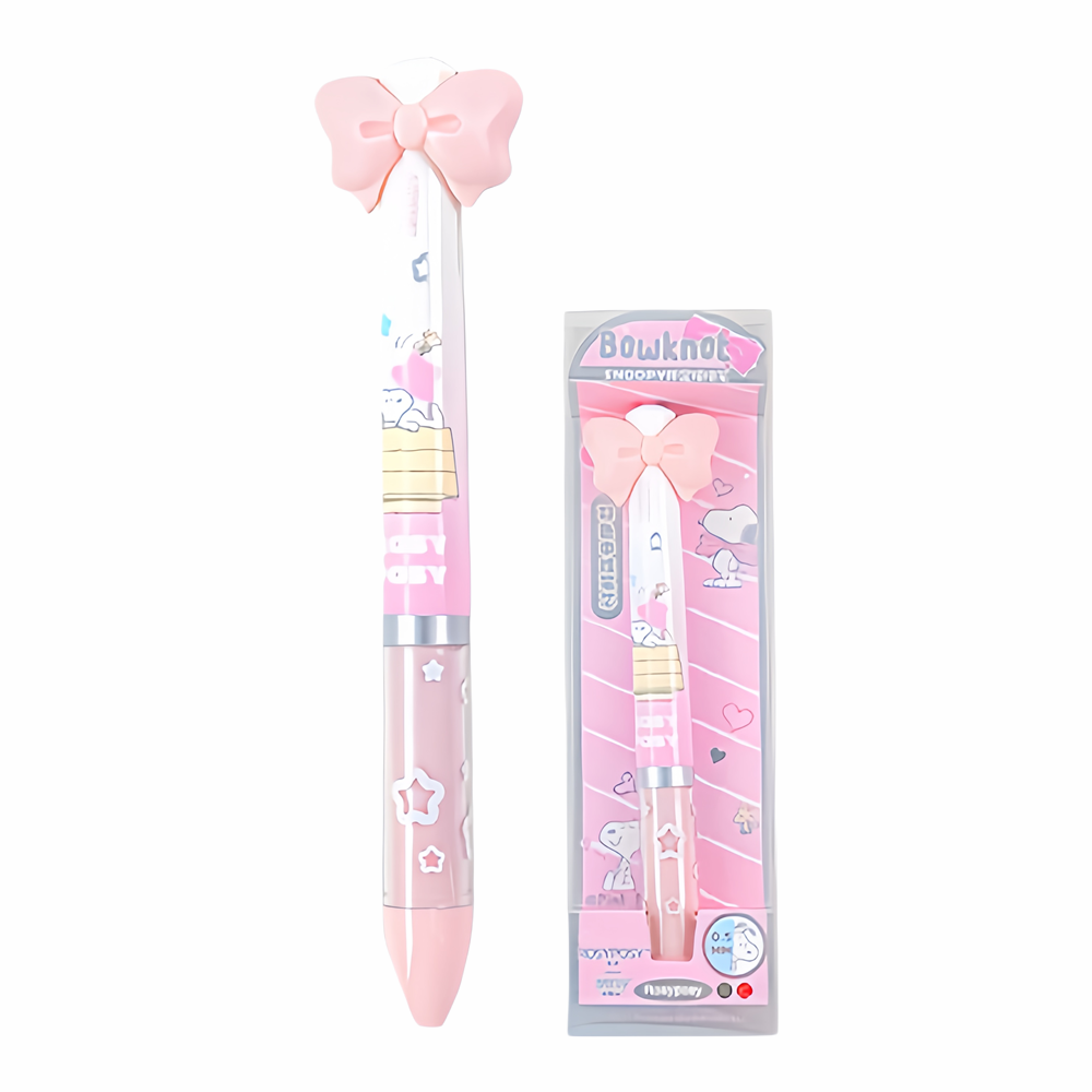 RosyPosy Snoopy Bowknot Gel Pen (Black/Red), image 4