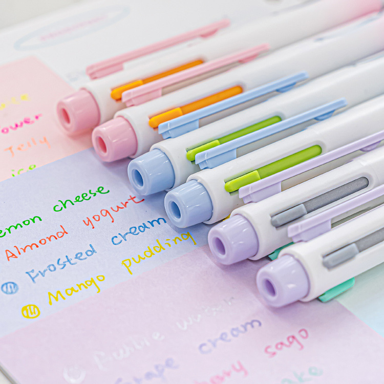 RosyPosy × M&G Lucidity 4-Colour 0.5mm Retractable Pen, image 3