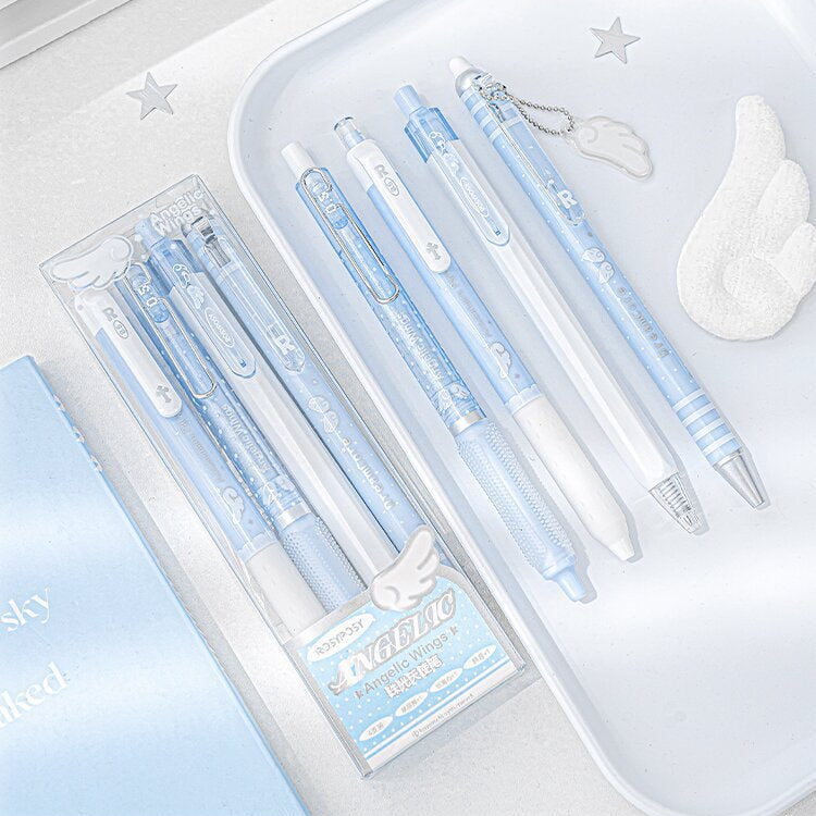 Rosyposy Angelic Wings Black Ink 0.5mm Gel Pen Set 4 Pack, image 8