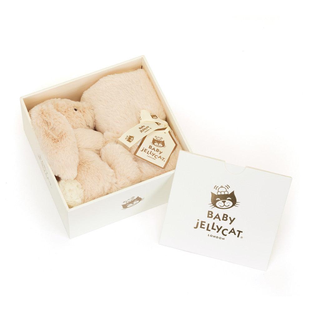 Jellycat Bashful Luxe Bunny Soother in Gift Box, image 3