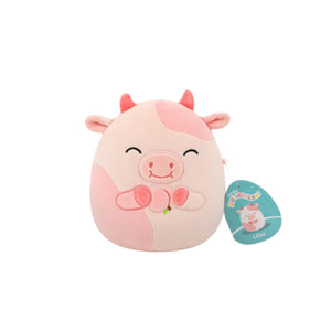 Squishmallows 5" S28 Lilaz - Cream and Peach Cow Eating Peach Plush