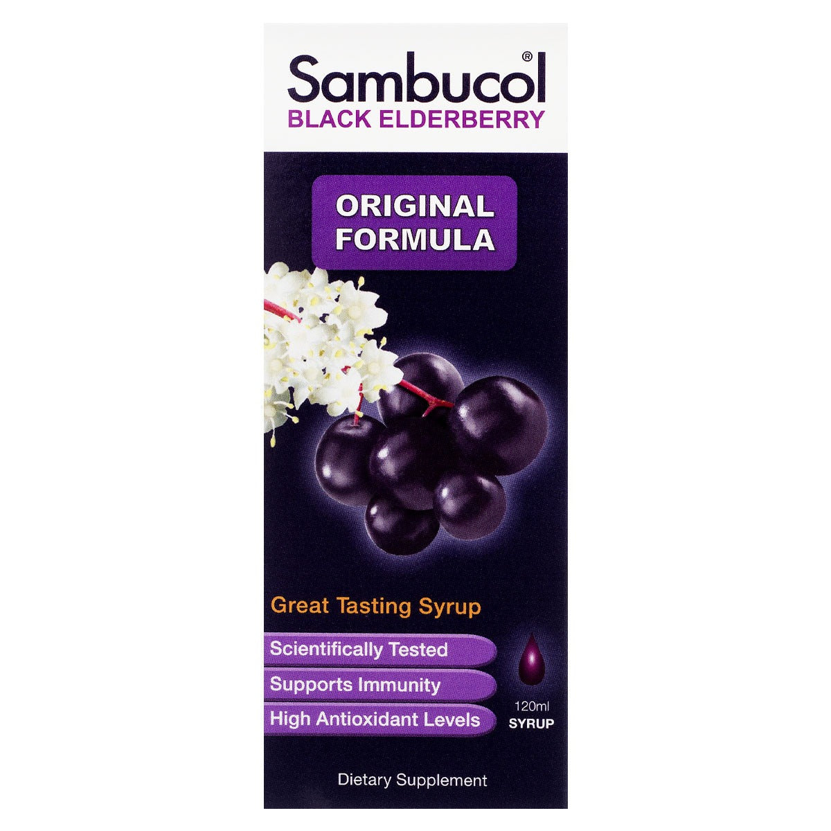 Sambucol Original Liquid - Immune-Boosting Black Elderberry Supplement for Optimal Health