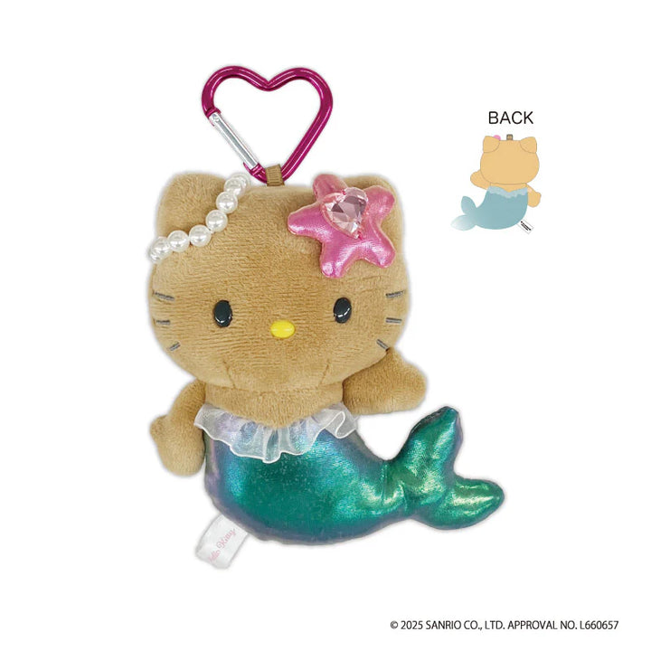 Sanrio Hello Kitty Fantasy Collection Mermaid Plush Mascot Holder Keychain, image 2
