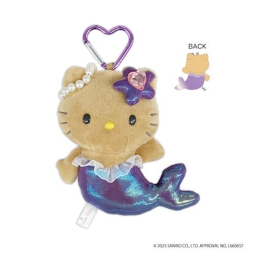 Sanrio Hello Kitty Fantasy Collection Mermaid Plush Mascot Holder Keychain, image 3