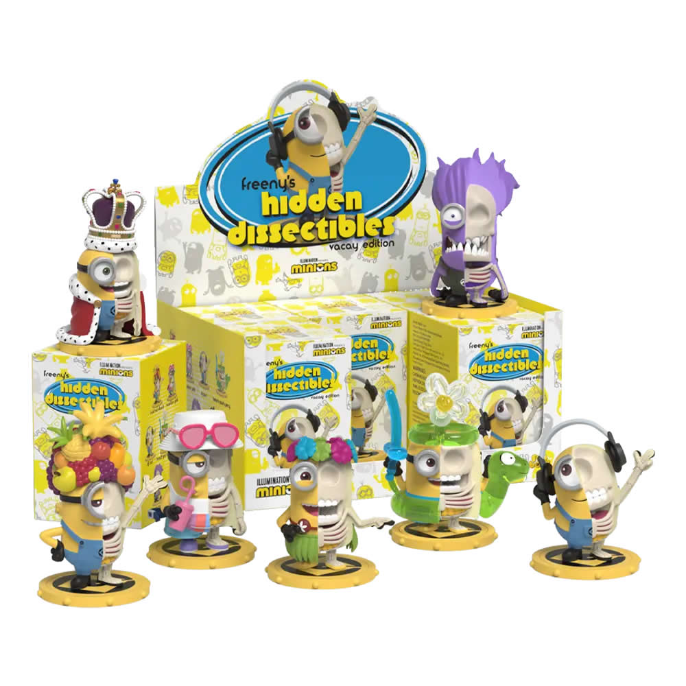 Mighty Jaxx: Freeny's Hidden Dissectibles Minions Series 1 – Vacay Edition Blind Box
