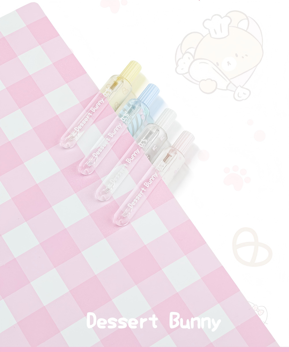 COMI Dessert Bunny Retractable Black Ink Silent Click Gel Pen 0.5mm, image 6