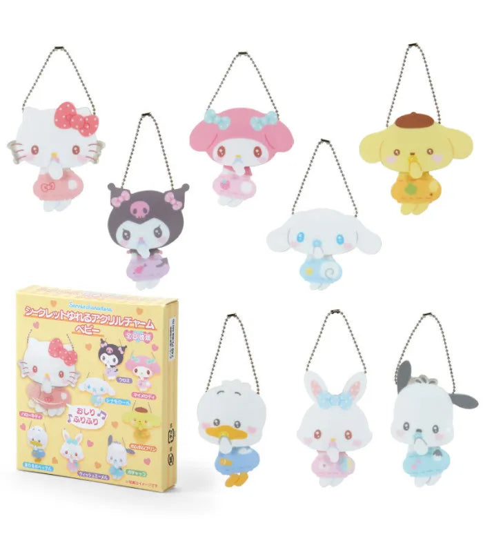 Sanrio Characters Charm Baby Swaying Acrylic Charms Blind Box, image 3
