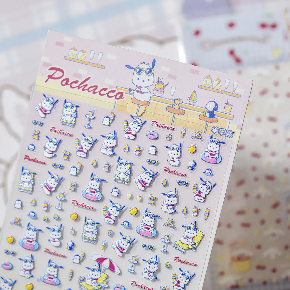 Sanrio x Tomoni Sanrio Characters 3D Embossed Stickers for Nail Art, Journaling & DIY, image 4