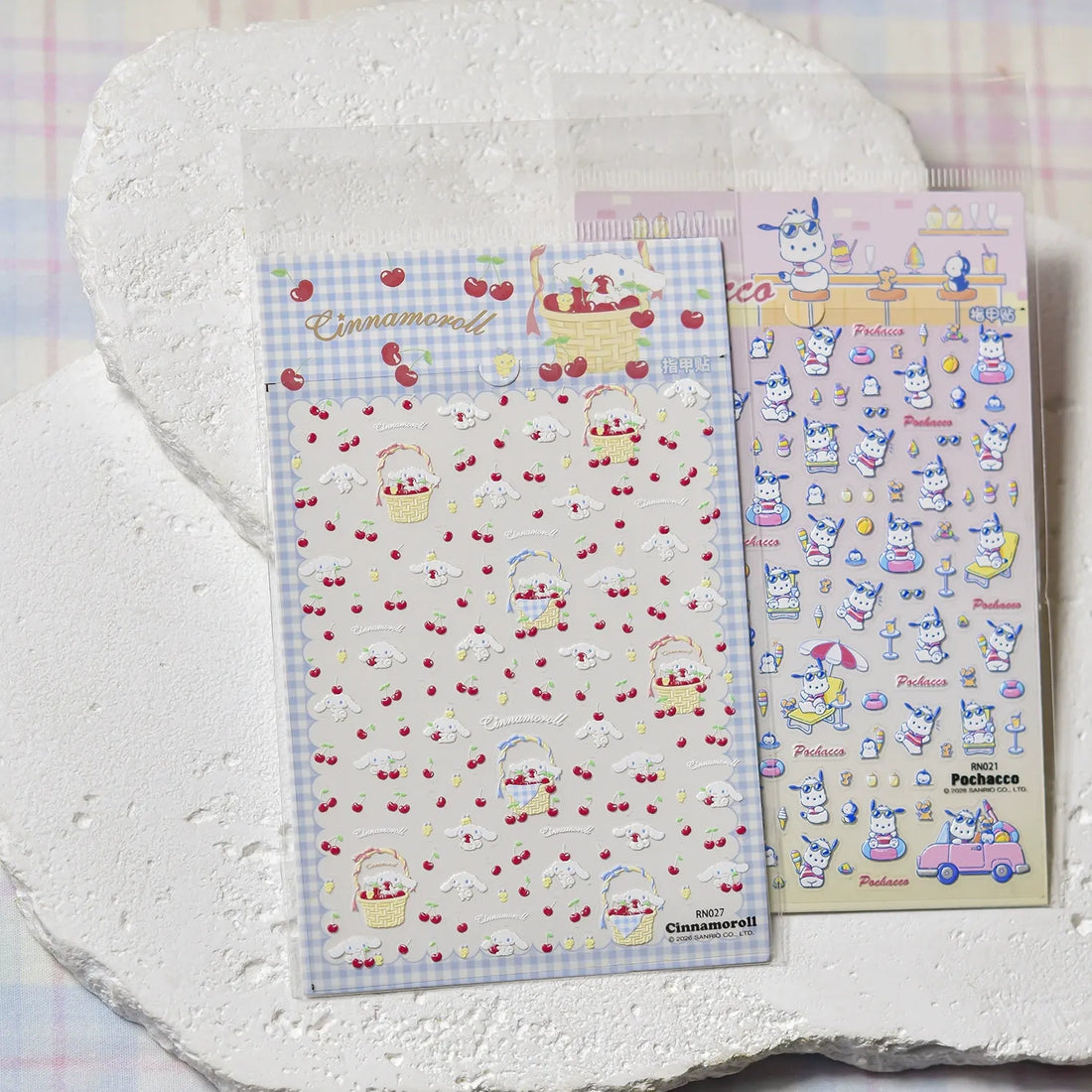 Sanrio x Tomoni Sanrio Characters 3D Embossed Stickers for Nail Art, Journaling & DIY, image 2