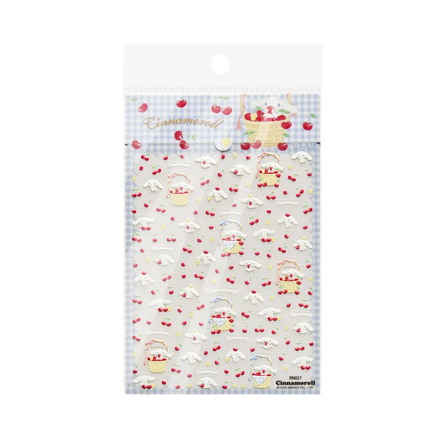 Sanrio x Tomoni Sanrio Characters 3D Embossed Stickers for Nail Art, Journaling & DIY, image 14