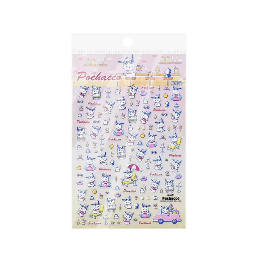 Sanrio x Tomoni Sanrio Characters 3D Embossed Stickers for Nail Art, Journaling & DIY, image 13